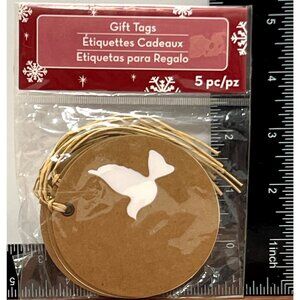 Rustic Dove Gift Tags Holiday Packaging Craft Paper Kraft 5 Piece Set 424455